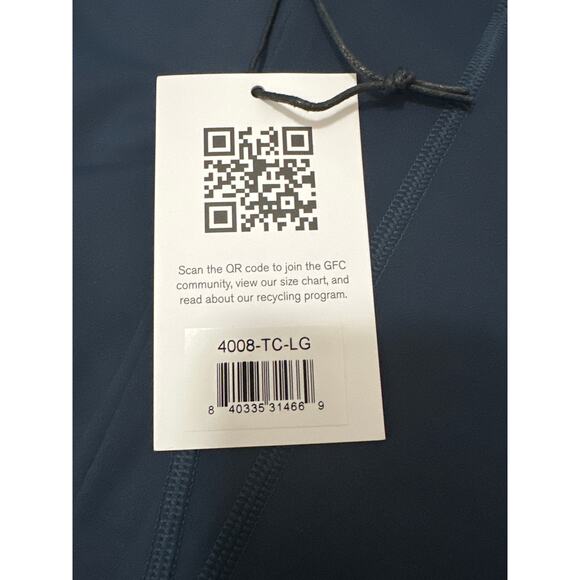 Girlfriend Collective Compressive High-Rise 7/8 Leggings 4008 TC blue Size Large - Picture 4 of 5